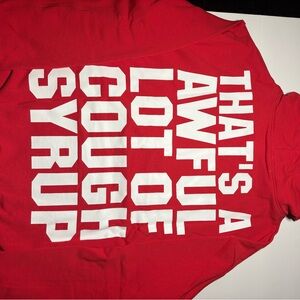 Red Graphic Men's Sweater